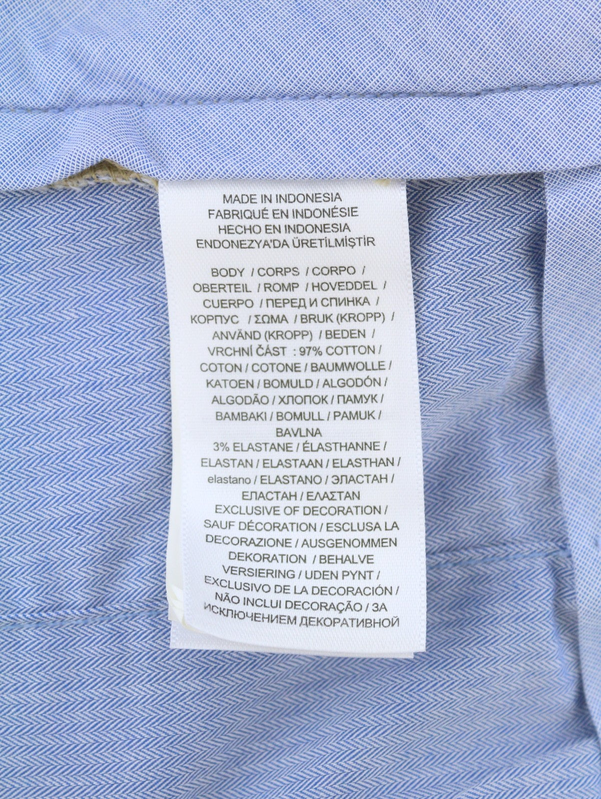 RALPH LAUREN Men Trousers W33/L32 Beige Chino Stretch Straight Fit Zip RRP179