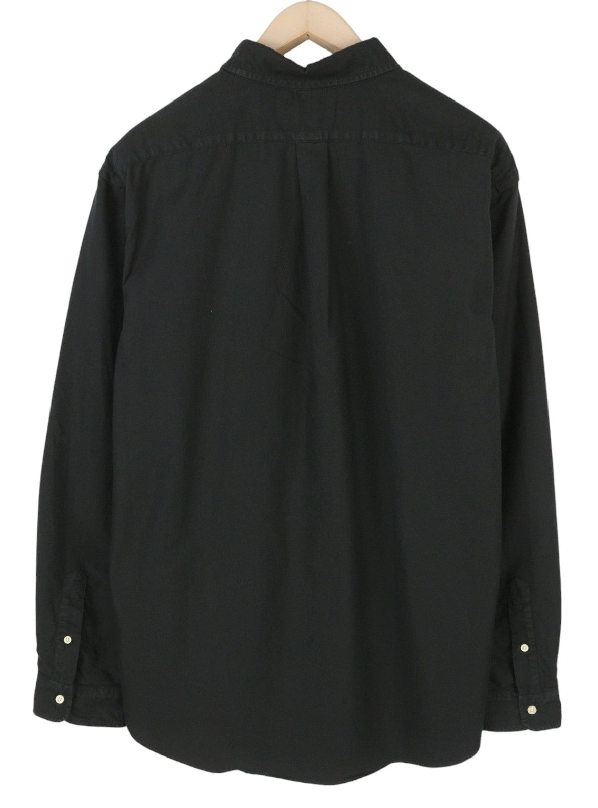 RALPH LAUREN „Core Replen“ vyriški marškinėliai, 2XL, juodi, su sagomis atlenkiama apykakle, pritaikytas kirpimui, RRP149 