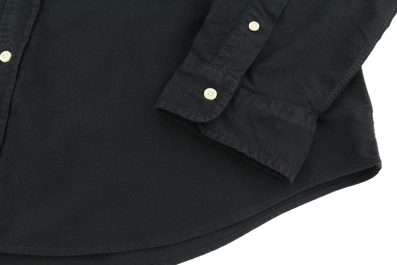 RALPH LAUREN „Core Replen“ vyriški marškinėliai, 2XL, juodi, su sagomis atlenkiama apykakle, pritaikytas kirpimui, RRP149 