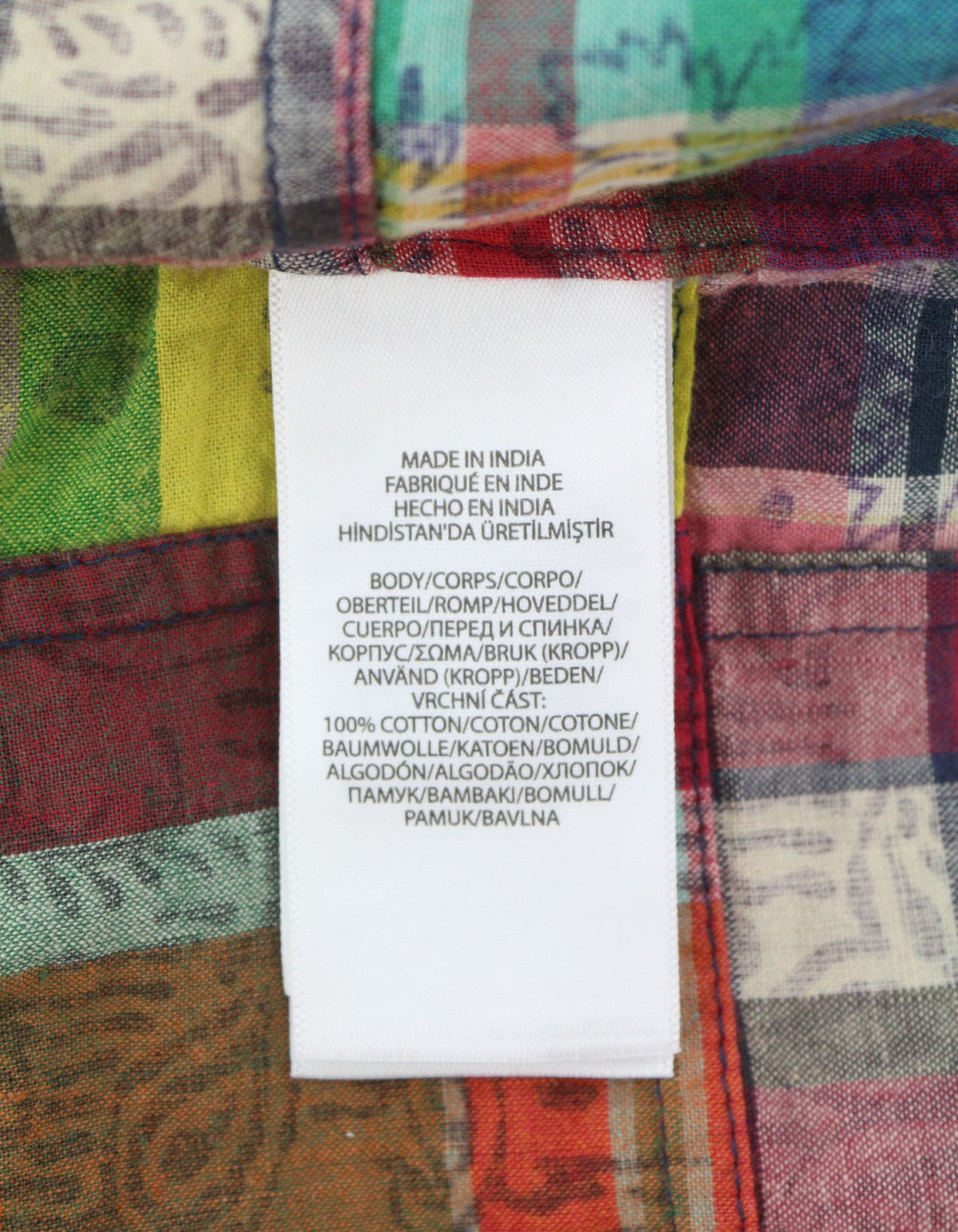 RALPH LAUREN vyriški marškinėliai M Spalvingi lopai Klasikinio kirpimo sagomis užsegami laisvalaikio marškinėliai 