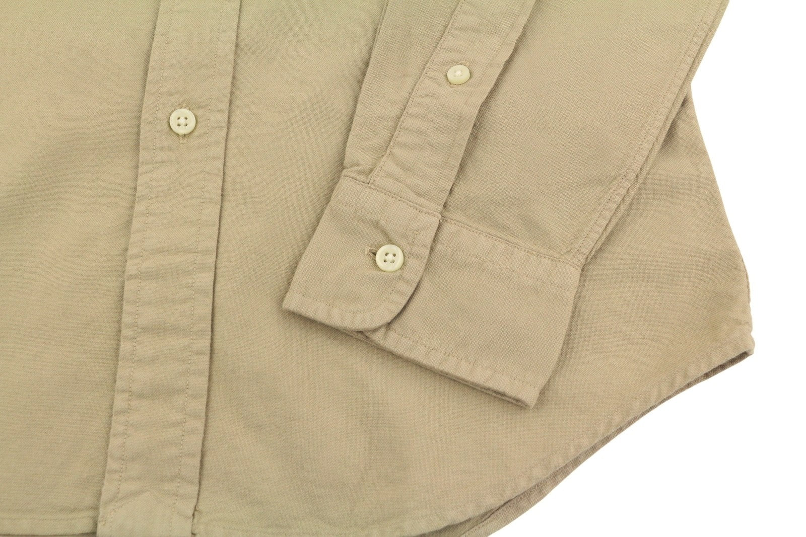 RALPH LAUREN „Core Replen“ vyriški marškinėliai, XS dydžio, rudi, su sagomis atlenkiama apykakle, pritaikytas kirpimas, RRP149 