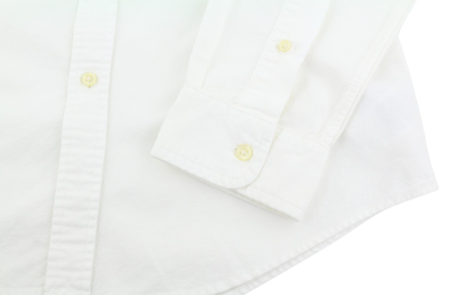 RALPH LAUREN „Core Replen“ vyriški marškinėliai, balti, su sagomis žemyn iškirpte, prigludę prie kaklo (RRP159) 