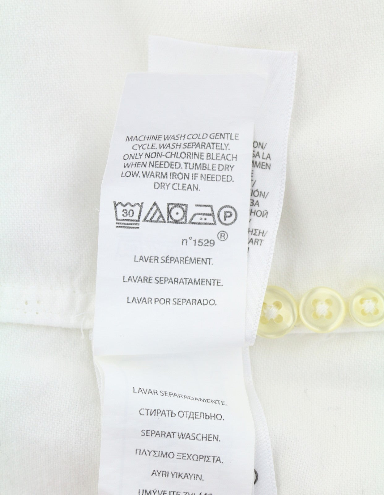 RALPH LAUREN „Core Replen“ vyriški marškinėliai, balti, su sagomis žemyn atlenkiama apykakle, prigludę priekyje (RRP159) 