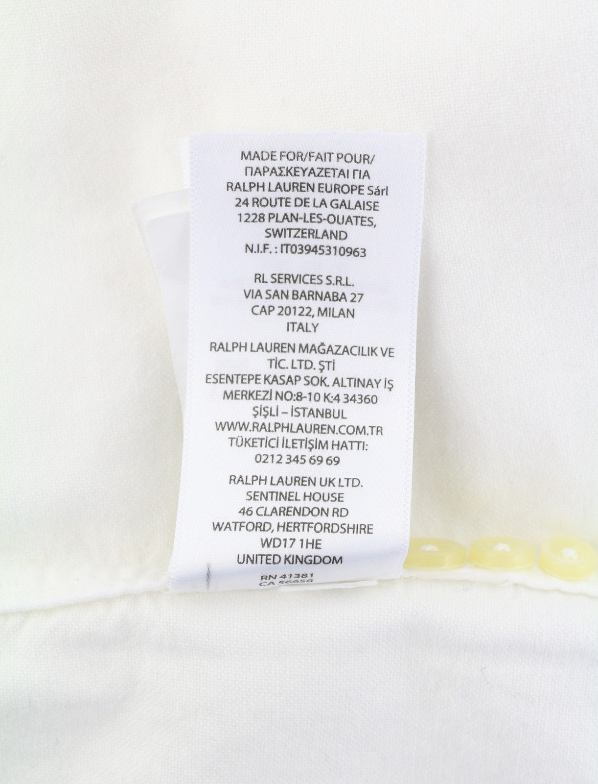 RALPH LAUREN „Core Replen“ vyriški marškinėliai, balti, su sagomis žemyn atlenkiama apykakle, prigludę priekyje (RRP159) 