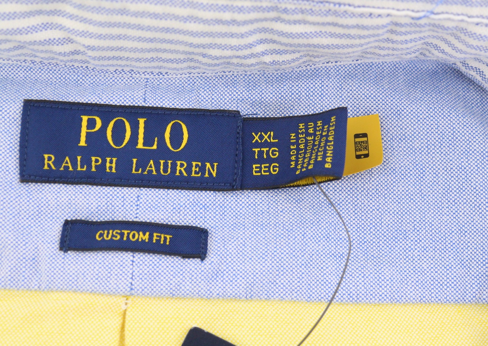 RALPH LAUREN vyriški marškinėliai, 2XL dydžio, spalvingi, sagomis užsegami, laisvalaikio stiliaus, RRP230 