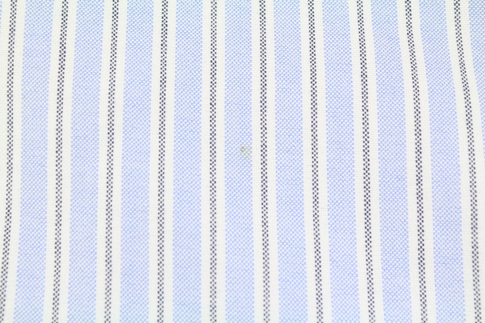 RALPH LAUREN Men Shirt L Blue Striped Custom Fit Button-Down Neck Logo RRP149