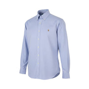 RALPH LAUREN „Core Replen“ vyriški oficialūs marškinėliai M mėlyni su sagomis žemyn iškirpte, pagal užsakymą RRP149 