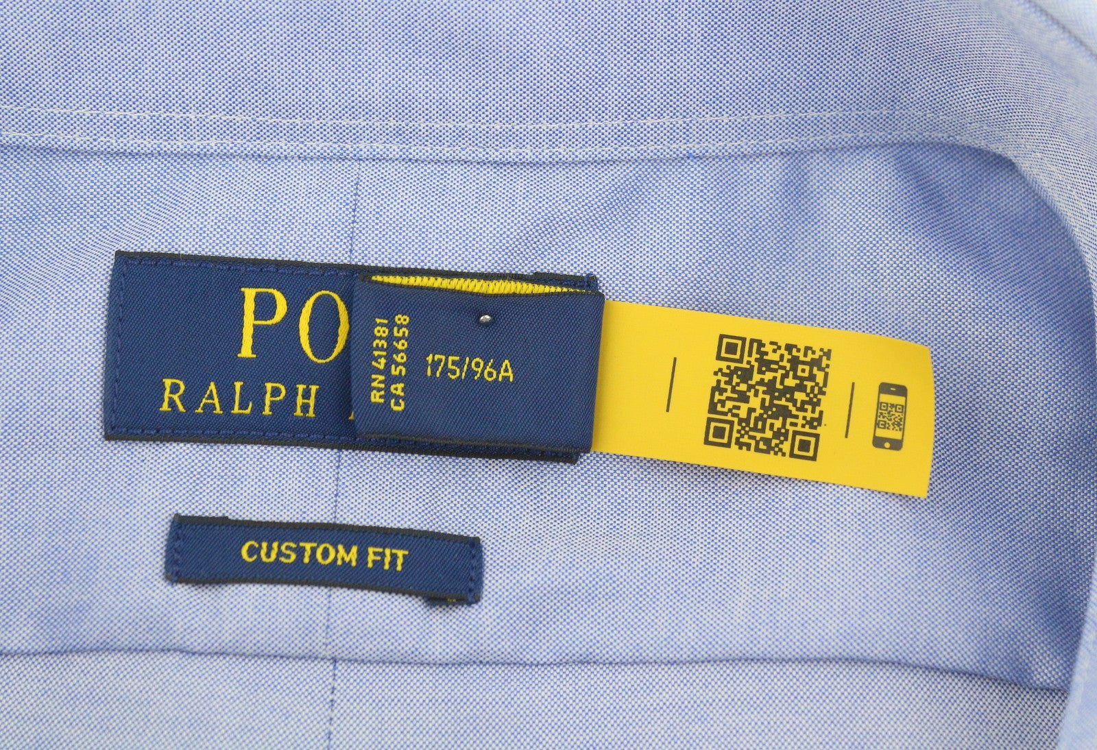 RALPH LAUREN „Core Replen“ vyriški oficialūs marškinėliai M mėlyni su sagomis žemyn iškirpte, pagal užsakymą RRP149 