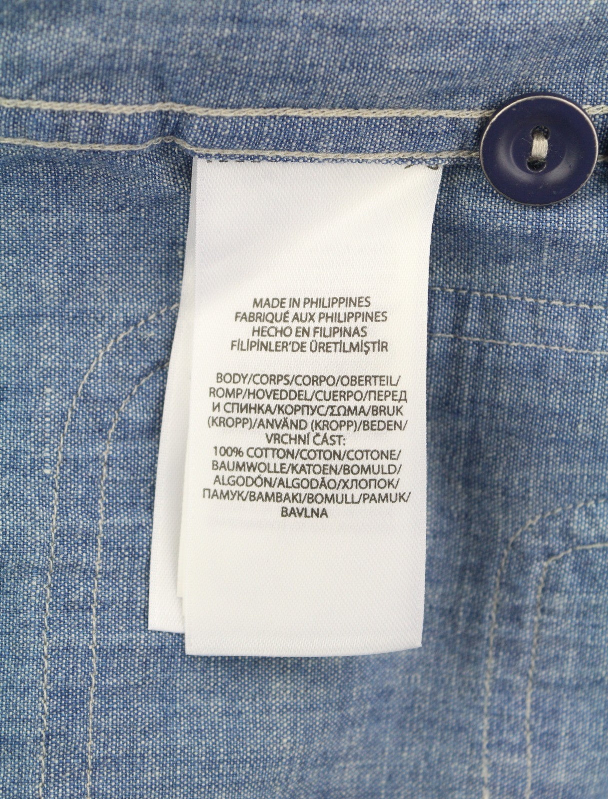 RALPH LAUREN vyriški marškinėliai S mėlyni išblukę lopai su sagomis išskleista klasikinio stiliaus RRP199 