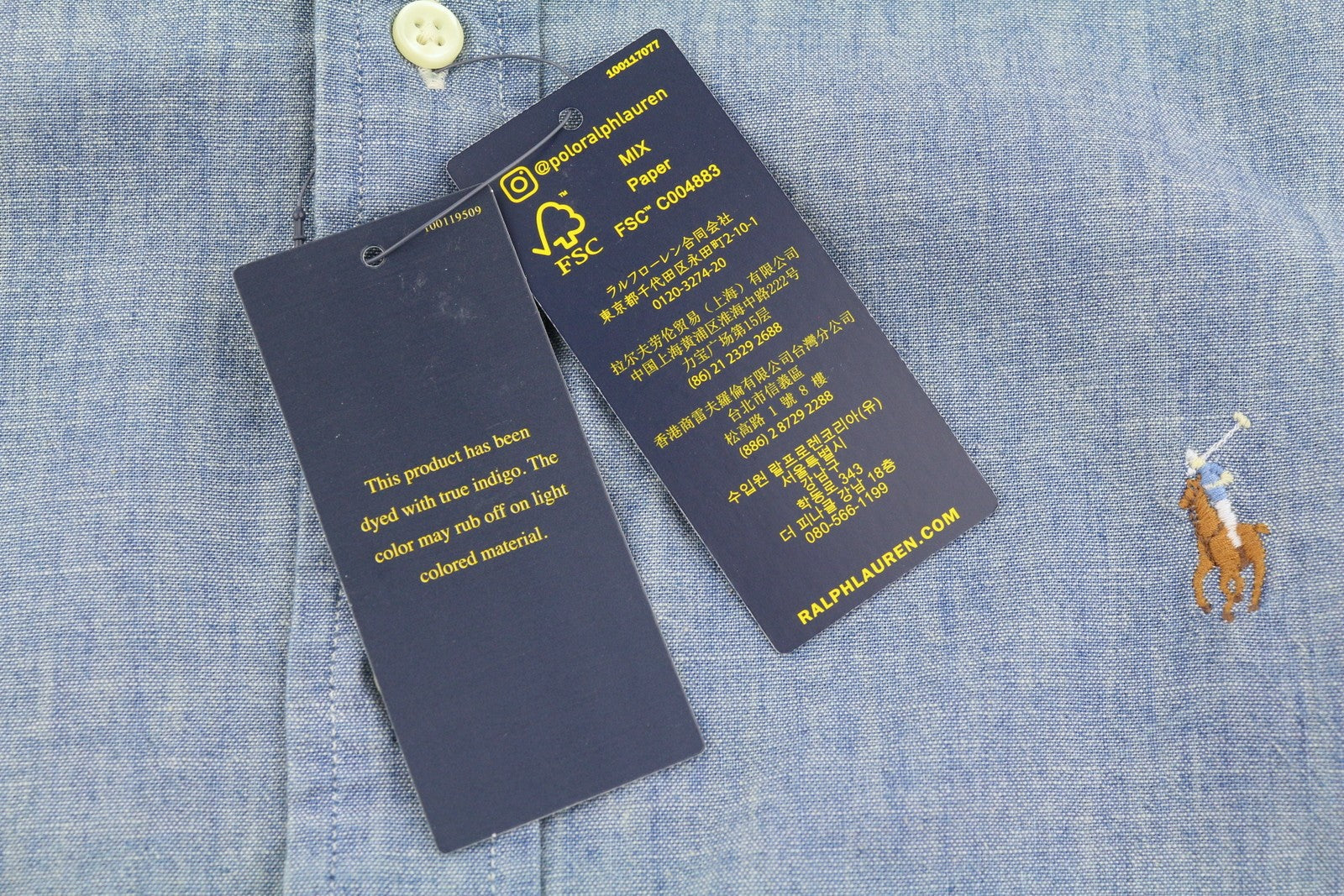 RALPH LAUREN „Core Replen“ vyriški marškinėliai, XL dydžio, mėlyni, išblukę, su sagomis, pritaikytas kirpimas, RRP159 