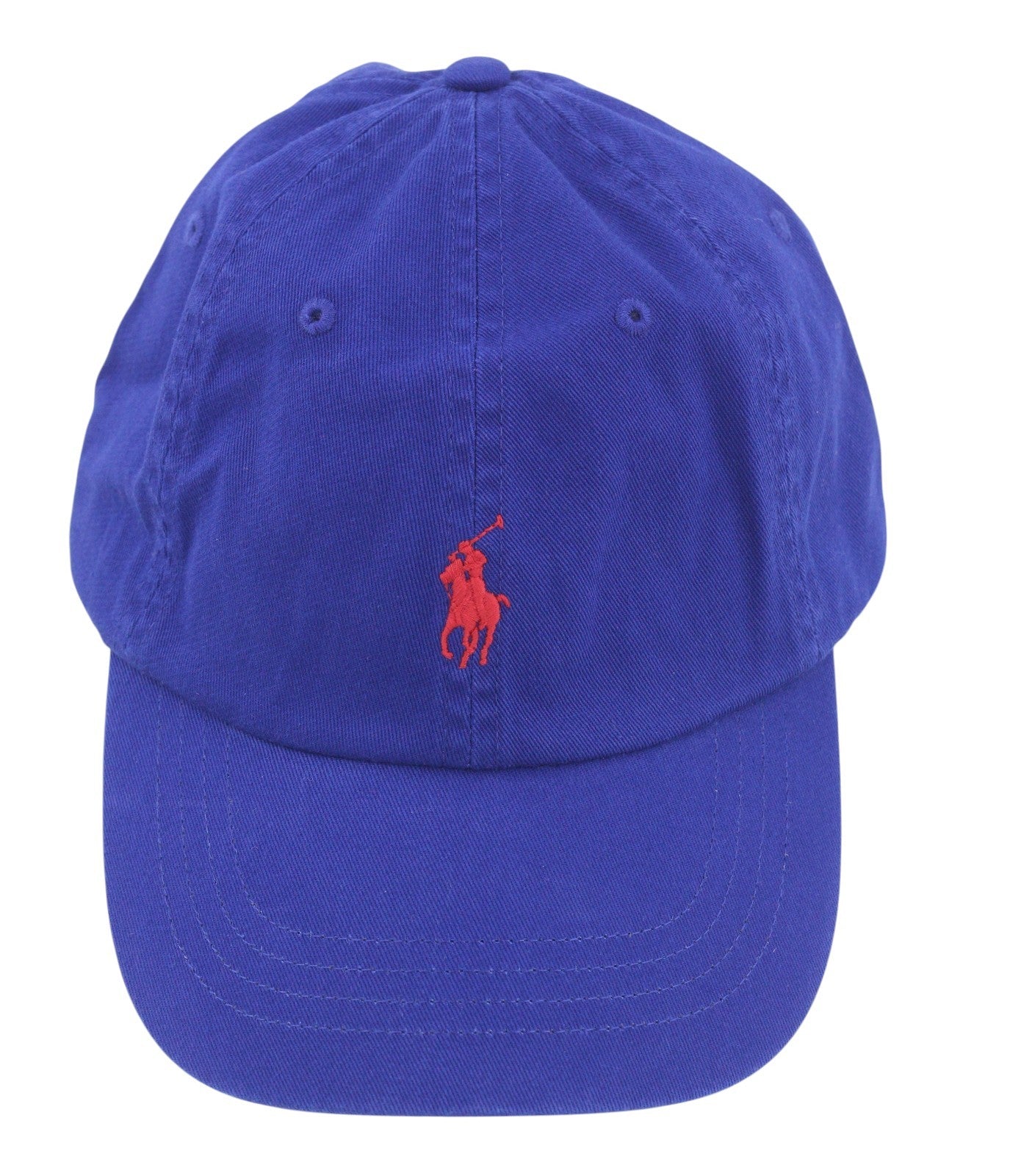 RALPH LAUREN Men Cap OS Blue Embroidered Logo Cotton Baseball Unisex