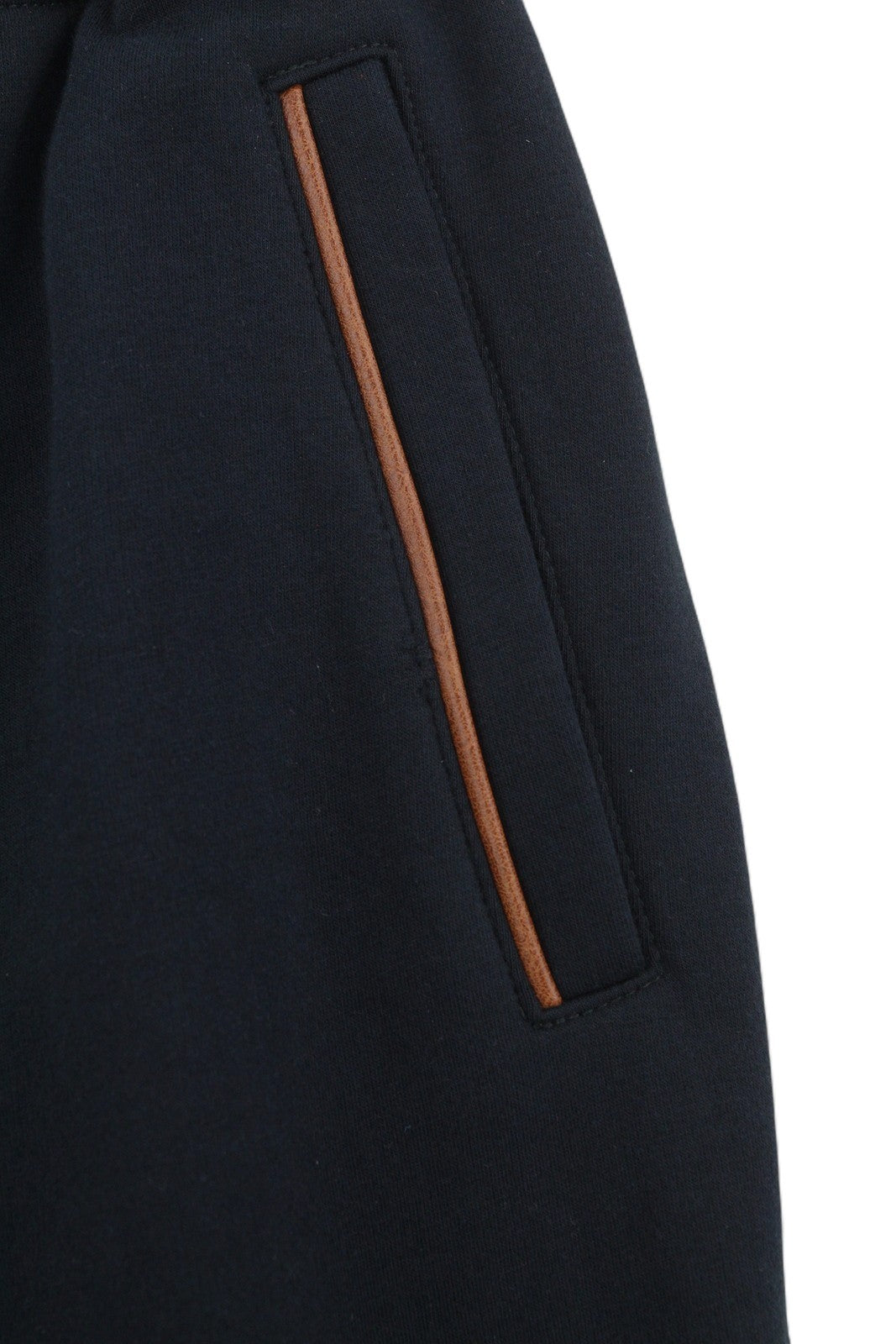 BRUNELLO CUCINELLI Men Trousers M Black Drawstrings Waist Pockets Sweatpants