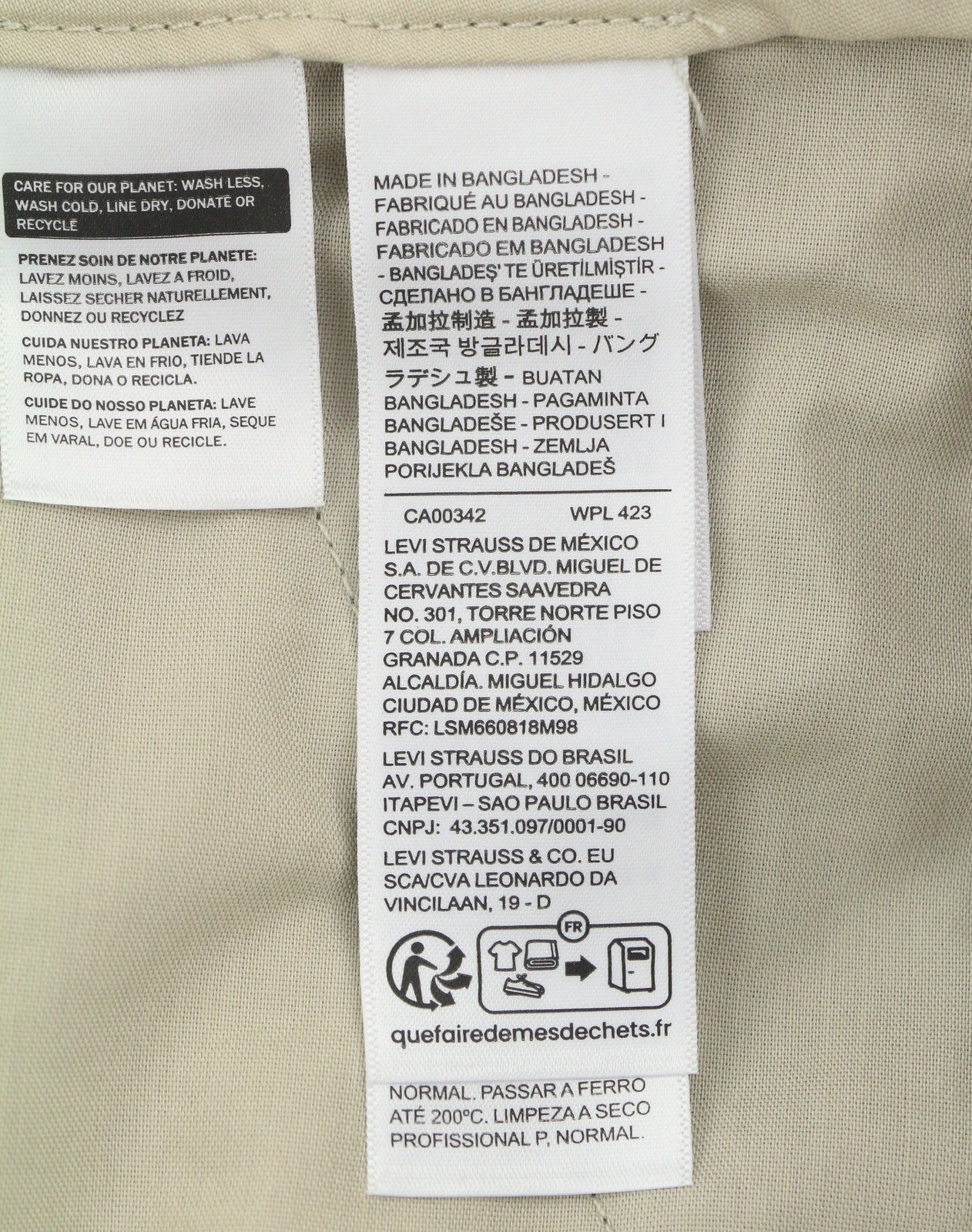 LEVI'S XX Cargo Men Trousers W32/L30 Brown Straight Fit Zip Fly Patch Pockets