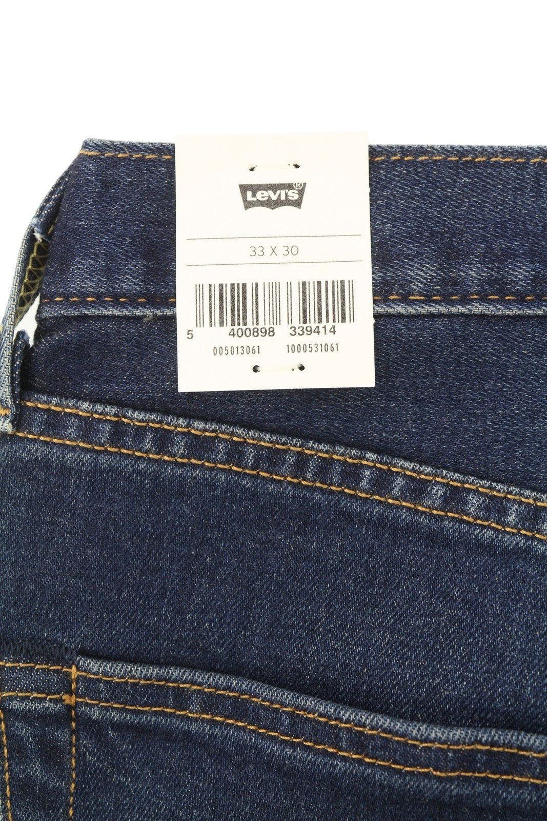 LEVI'S 501 Men Jeans W33/L30 Premium Straight Fit Advanced Stretch Faded Blue