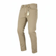 LEVI'S 502 Men Jeans W28/L32 Premium Big E Tapered Fit Zip Fly Beige Denim