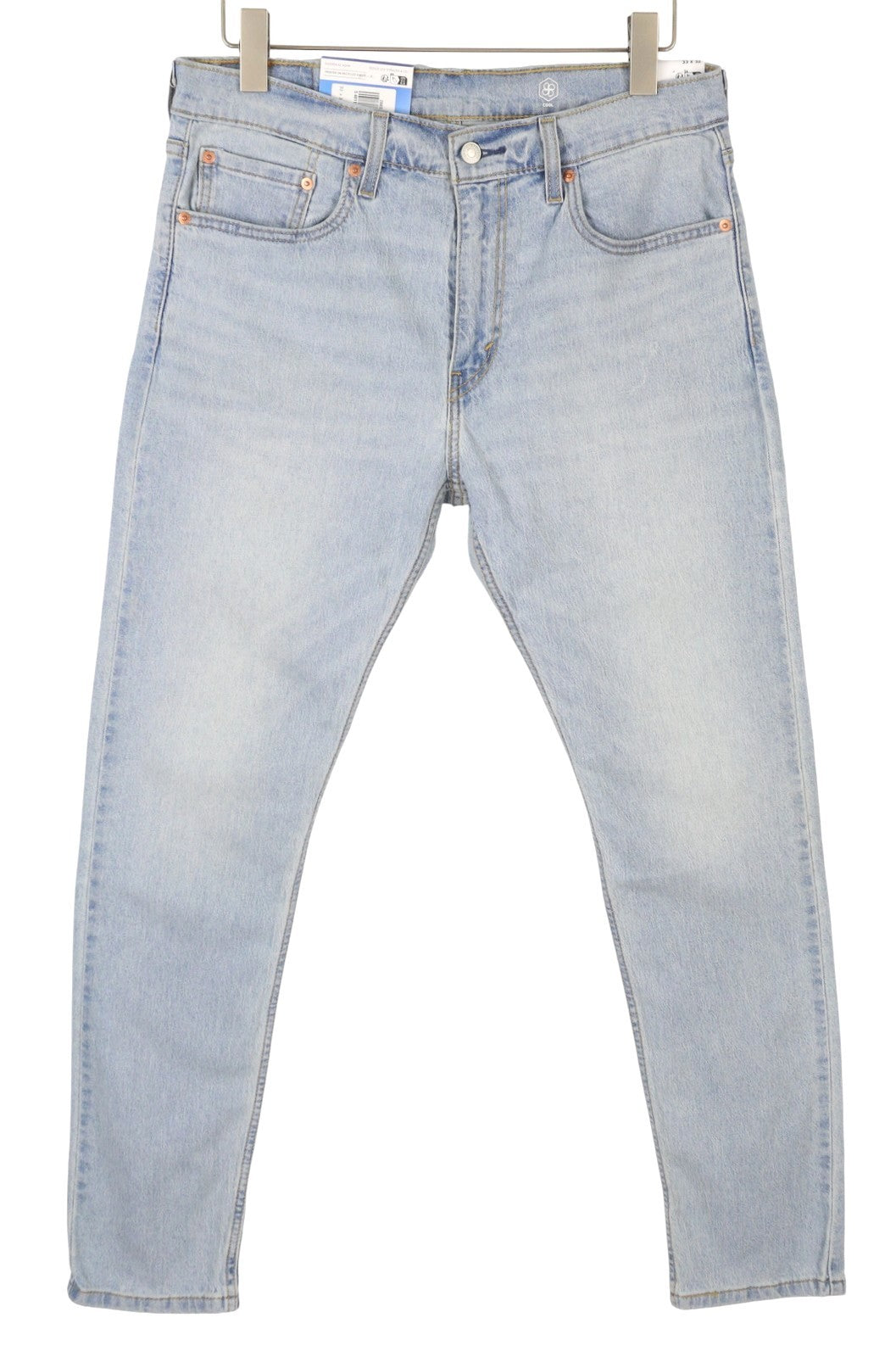 LEVI'S 512 Men Jeans W33/L32 Slim Taper Stretch Extensible Faded Denim Blue