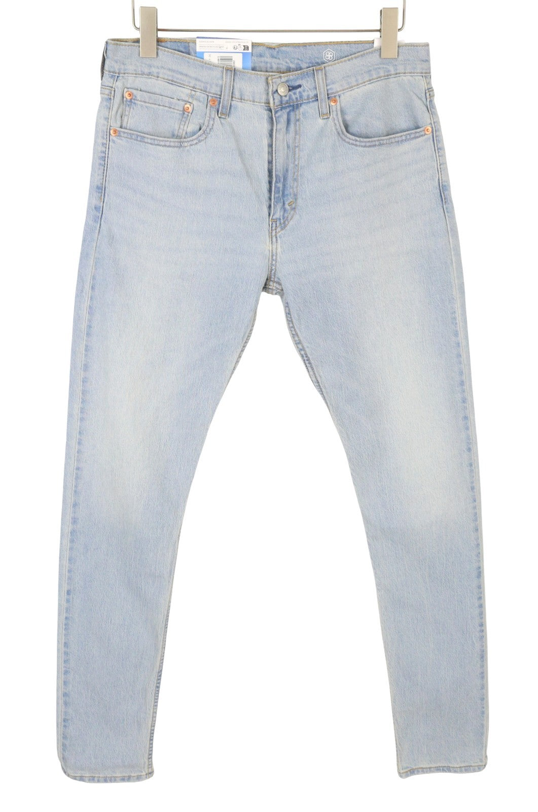 LEVI'S 512 Men Jeans W32/L34 Slim Taper Stretch Extensible Faded Denim Blue