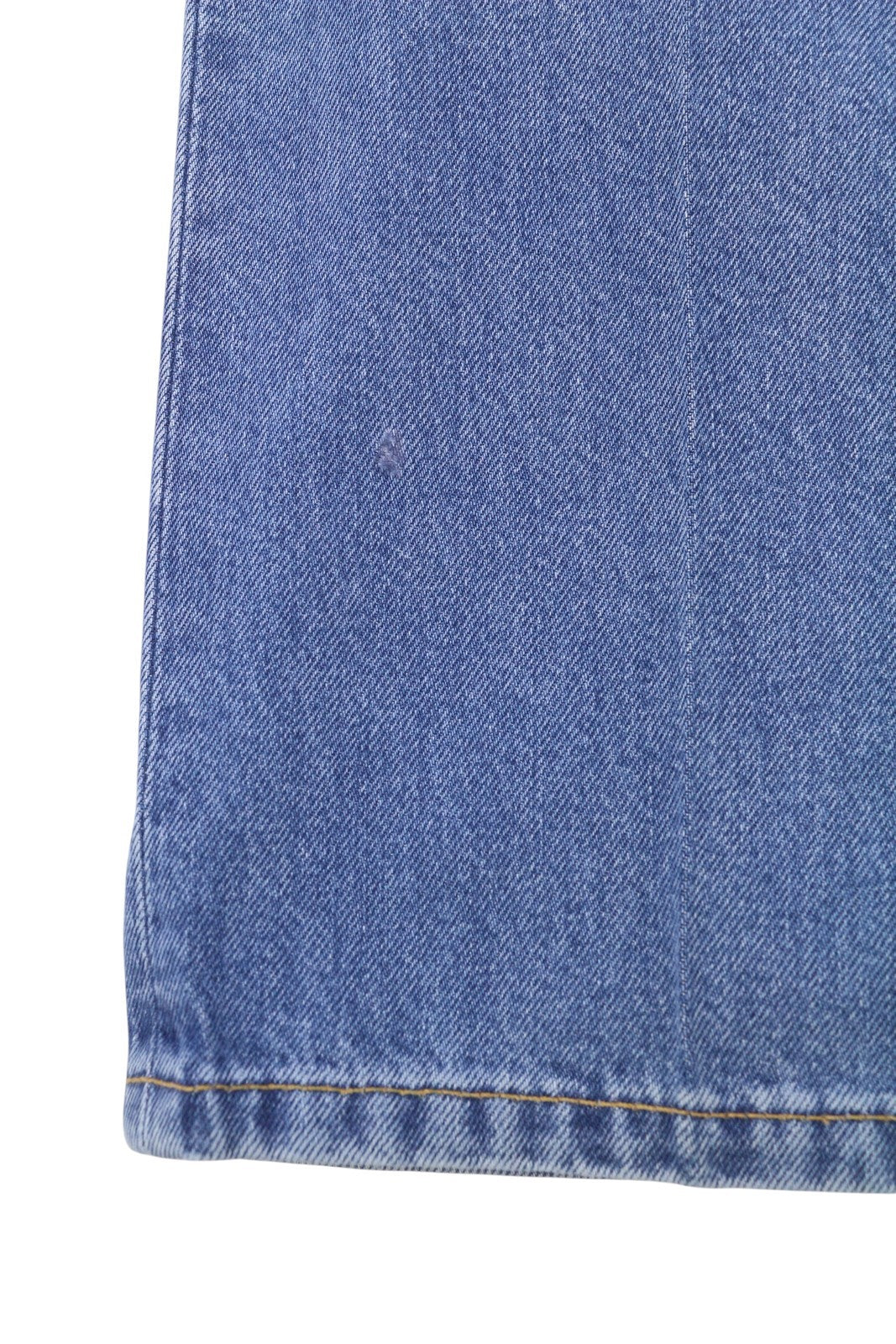 LEVI'S Sta-Prest Men Jeans W28/L30 Premium Flare Big E Zip Fly Denim Blue