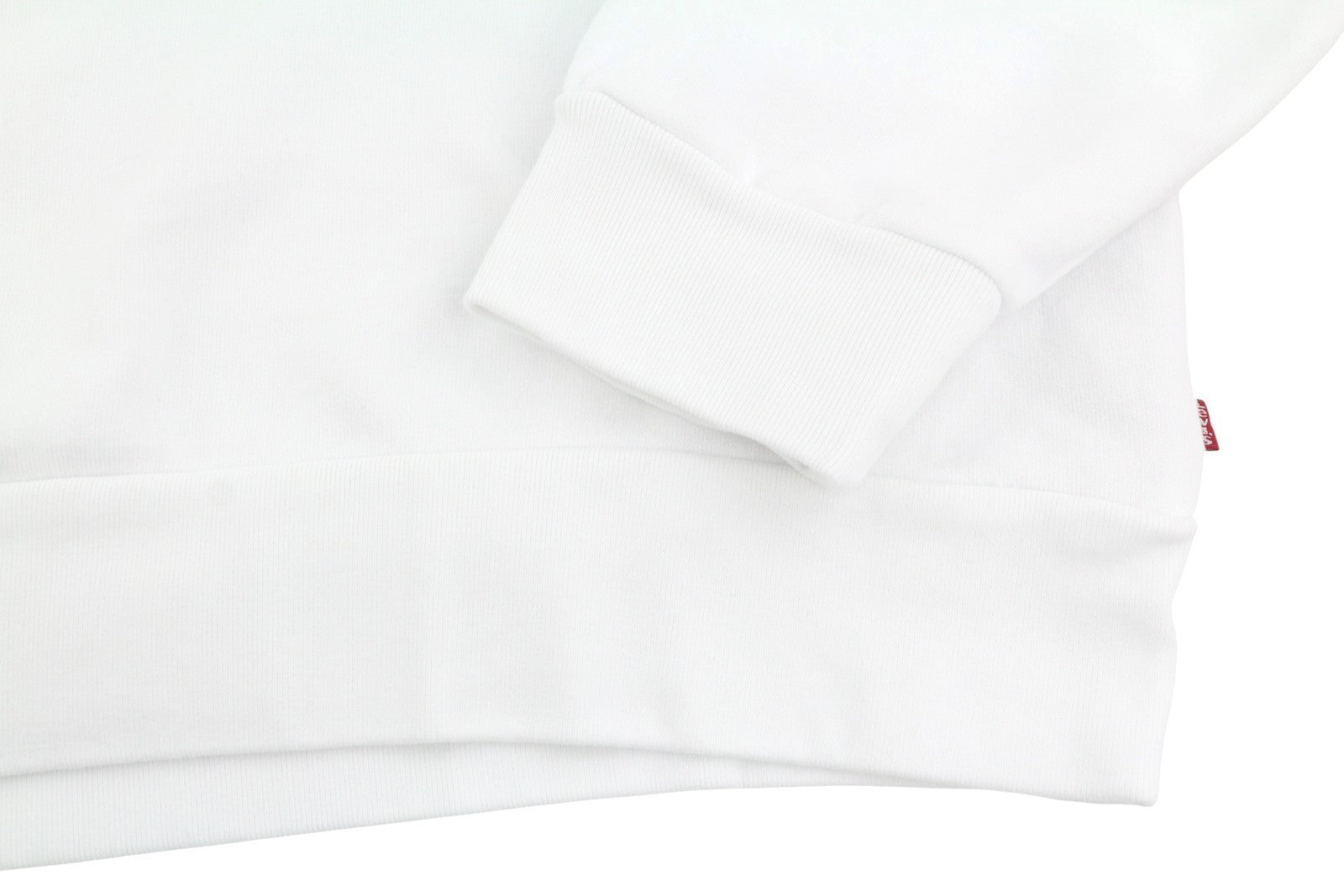 LEVI'S Standard Fit Men Sweatshirt 2XL White Graphic Logo Crew Neck Pullover