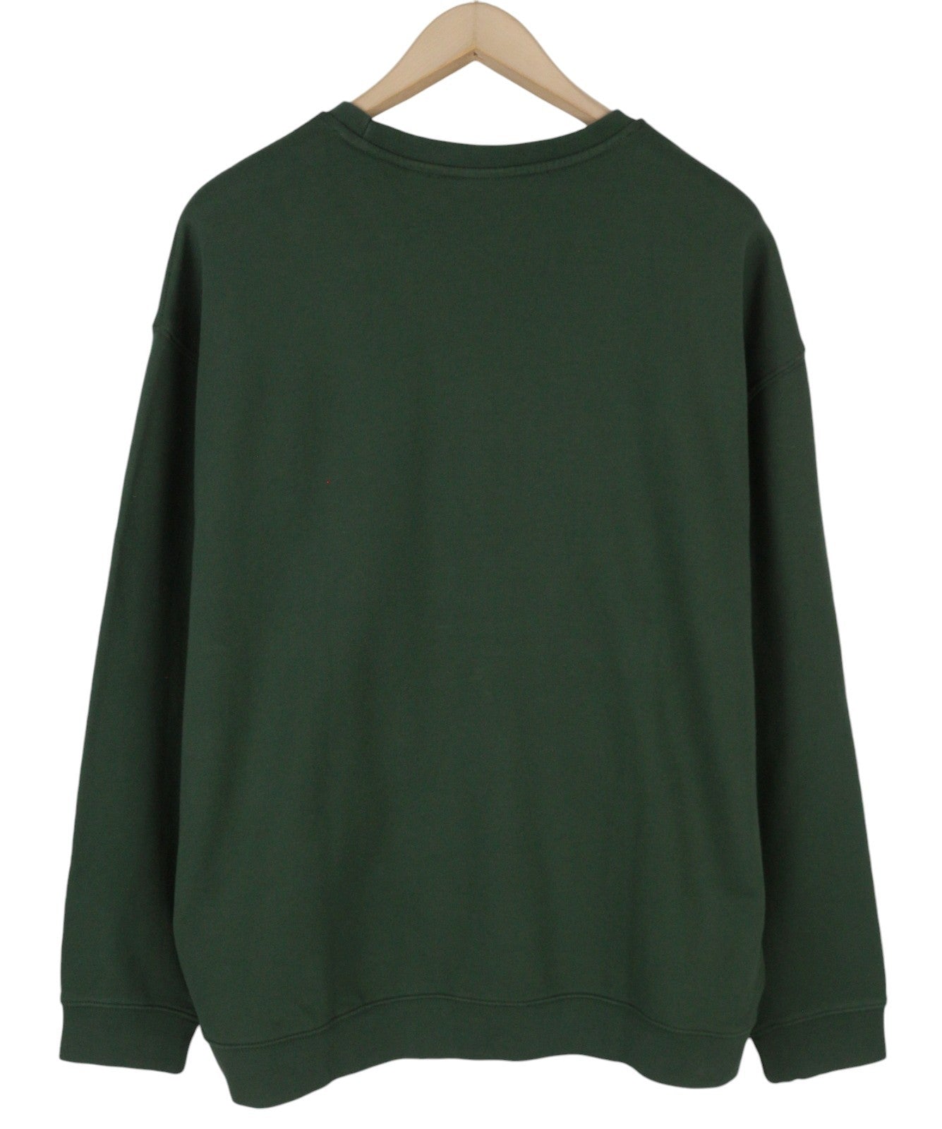 LEVI'S Relaxed Fit Men Sweatshirt XL Green Crew Neck Embroidered Logo Pullover