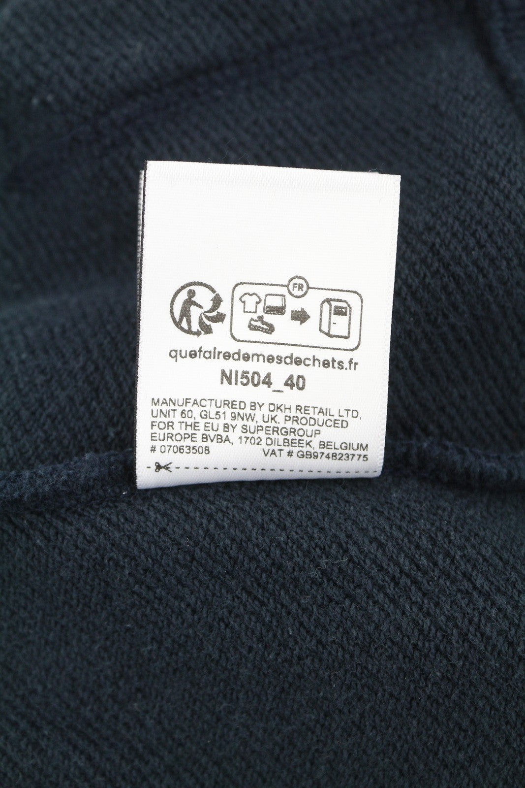 SUPERDRY Track & Field Graphic Men Hoodie M Dark Blue Kangaroo Pocket Pullover