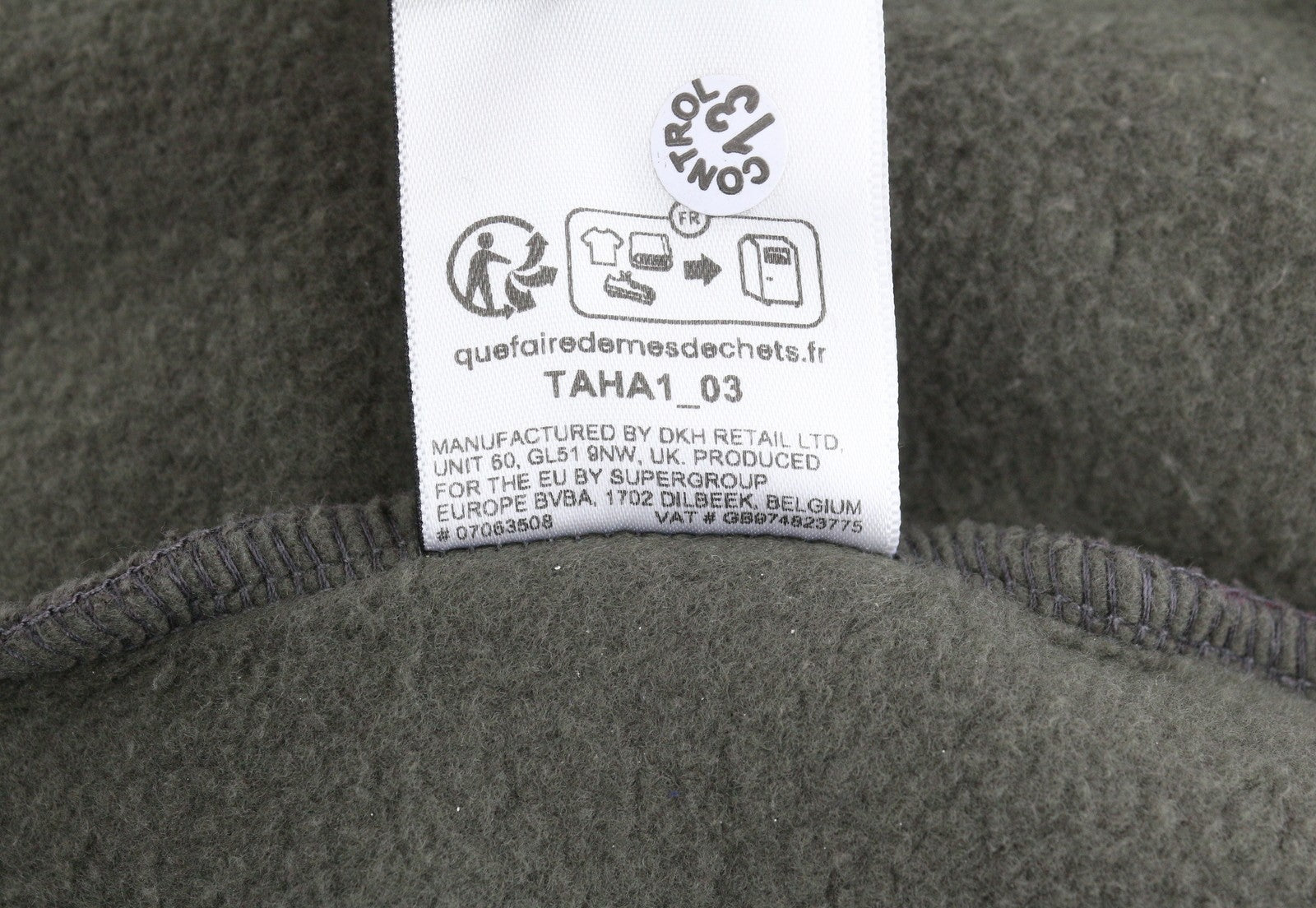 SUPERDRY Tattoo Back Graphic Loose Hood Men Hoodie M Grey Kangaroo Pullover