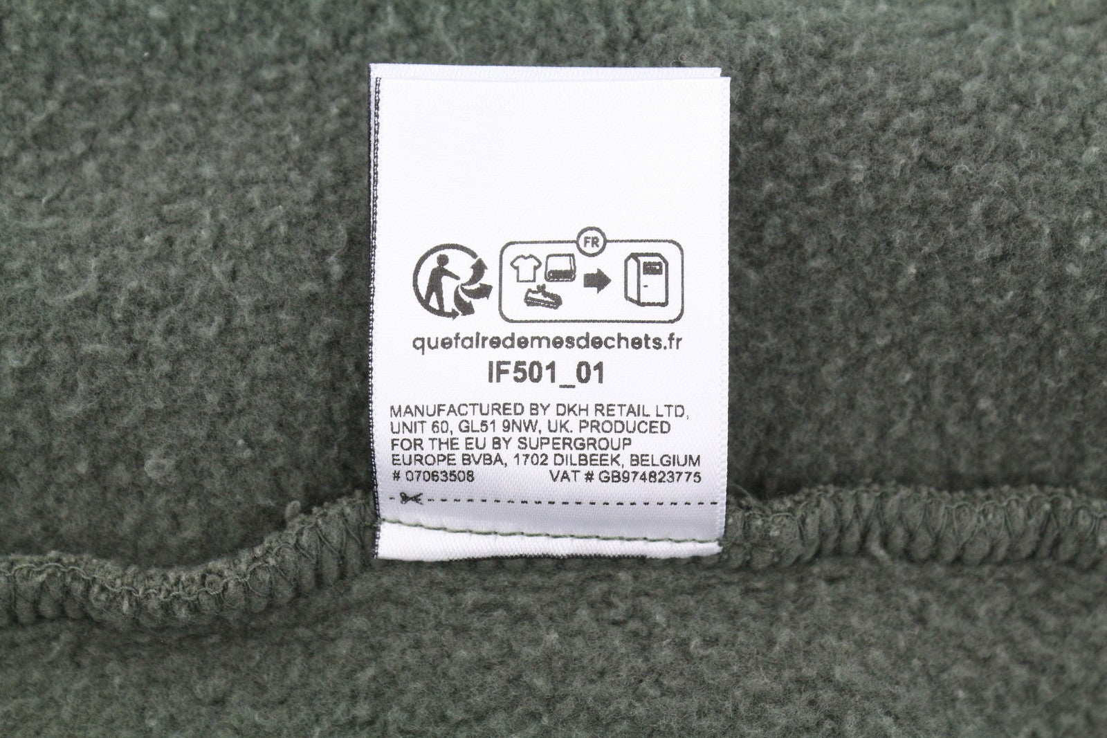 SUPERDRY Classic Core Logo Men Hoodie M Dark Khaki Kangaroo Pocket Pullover