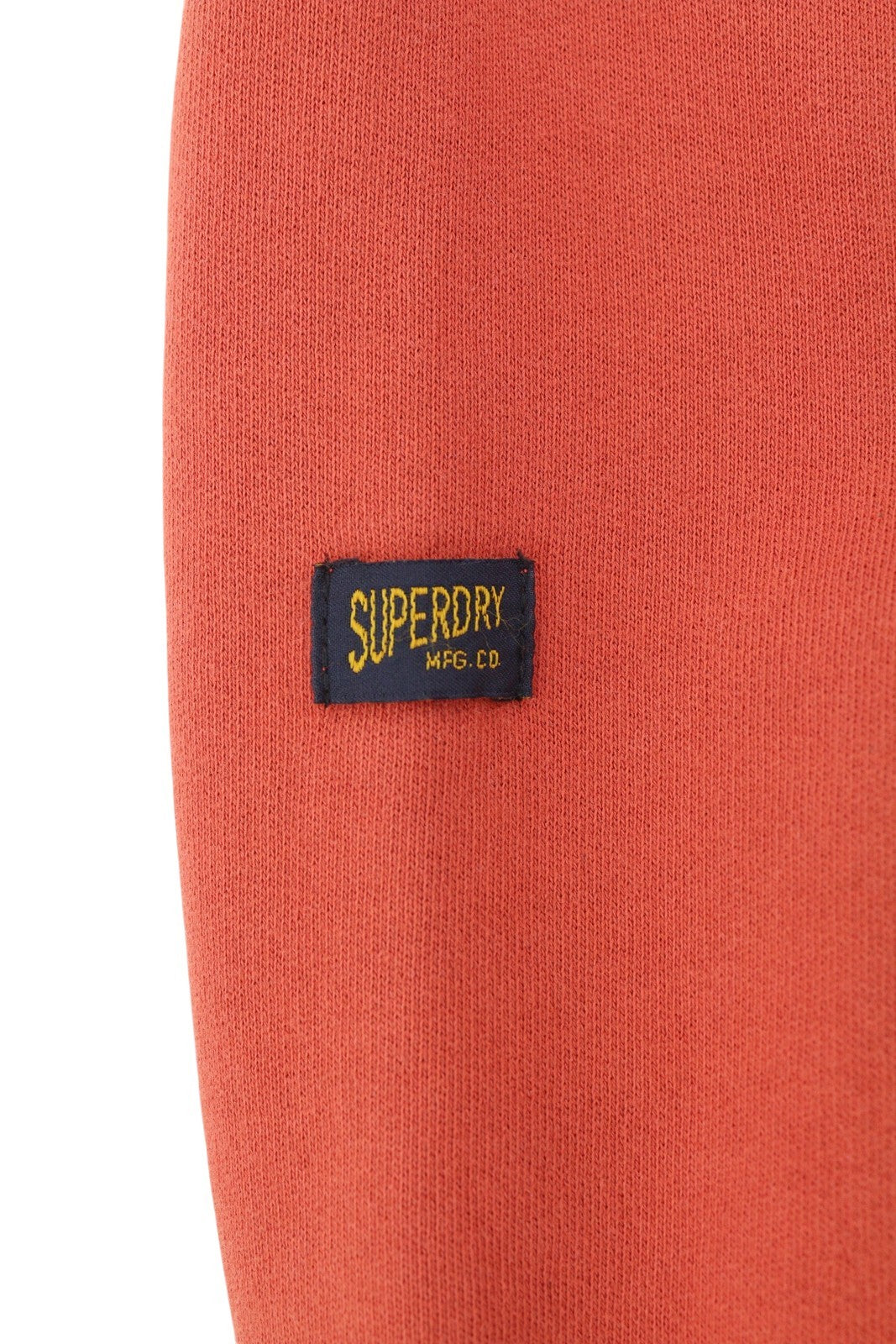 SUPERDRY Terrain Logo Overdyed Men Hoodie M Red Kangaroo Pocket Logo Pullover