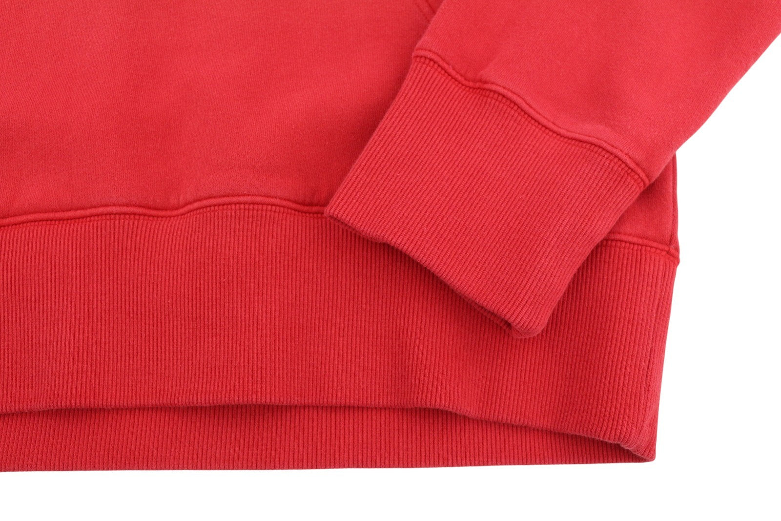 SUPERDRY Vintage Washed Men Hoodie M Red Kangaroo Pocket Front Logo Pullover