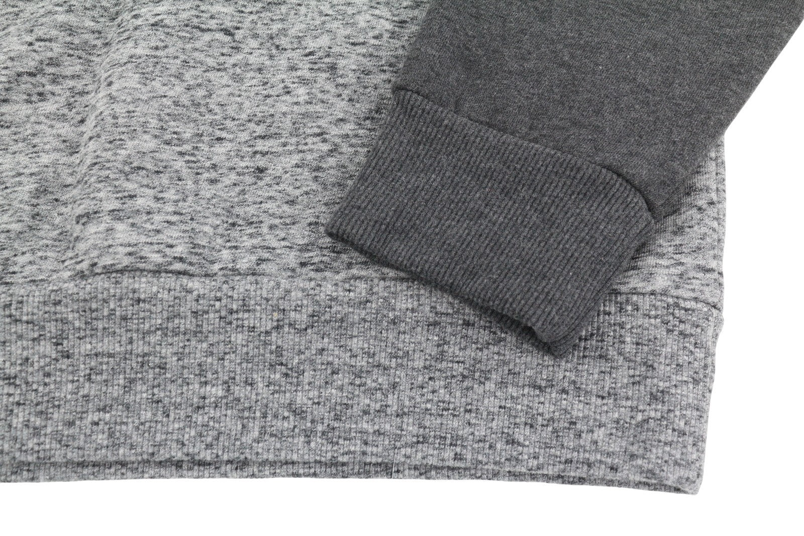 SUPERDRY Athletic VL Raglan Men Hoodie M Grey Melange Kangaroo Logo Pullover