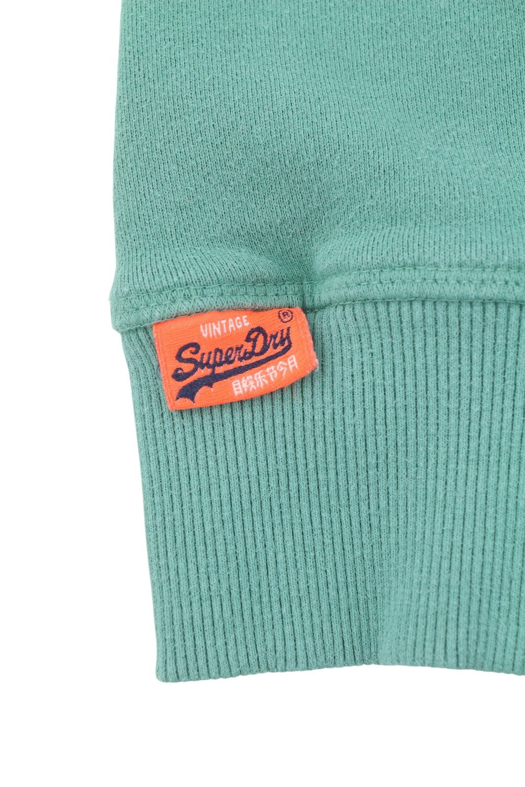 SUPERDRY Lo-Fi Outdoor Mono Relaxd Hood Men Hoodie M Green Kangaroo Pullover