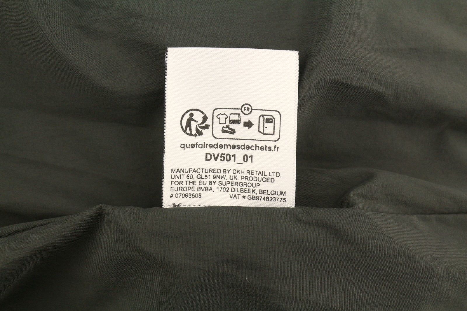 SUPERDRY Military Lined Men Jacket M Green Quilted Pockets Insulated Bomber