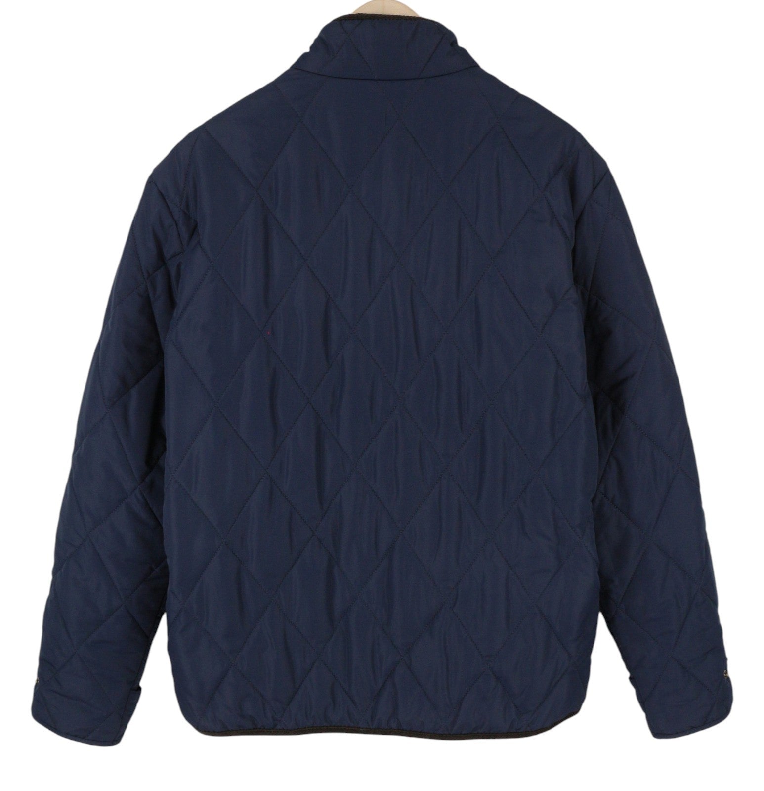 SUPERDRY Quilted Estate Liner Men Jacket M Blue High Neck Padded Lightweight