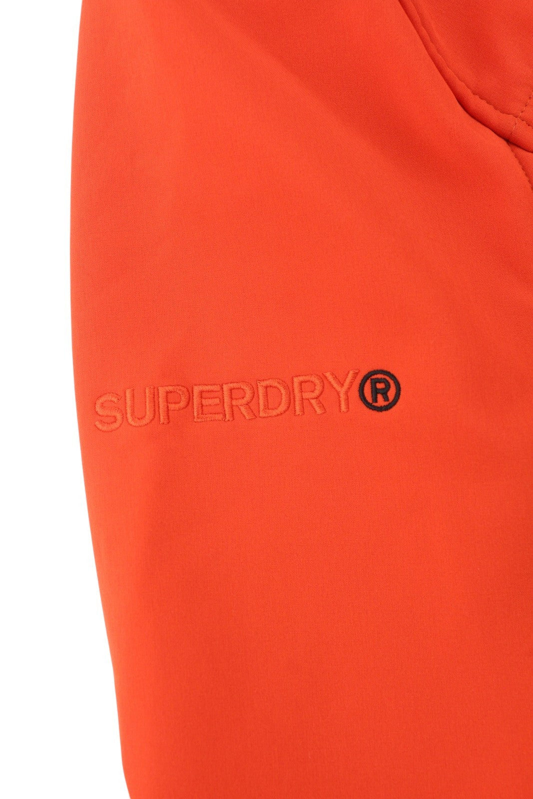 SUPERDRY Hooded Soft Shell Men Jacket 2XL Evolution Full Zip Lightweight Orange
