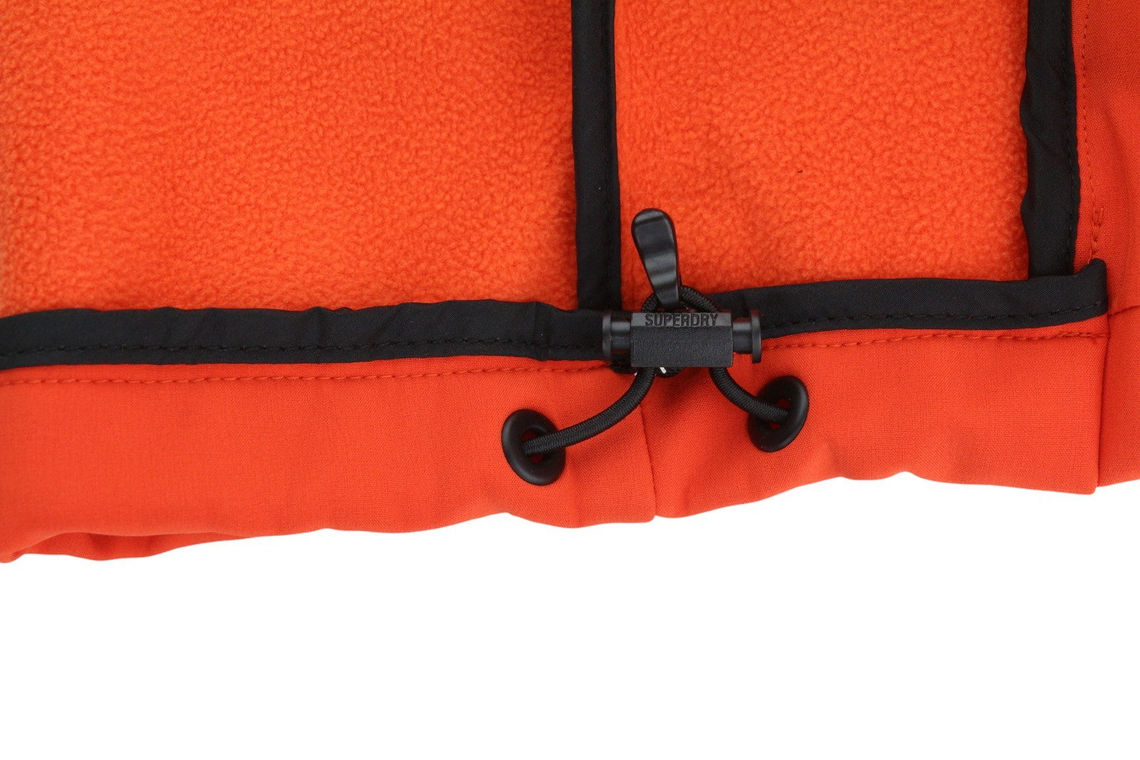 SUPERDRY Hooded Soft Shell Men Jacket 2XL Evolution Full Zip Lightweight Orange