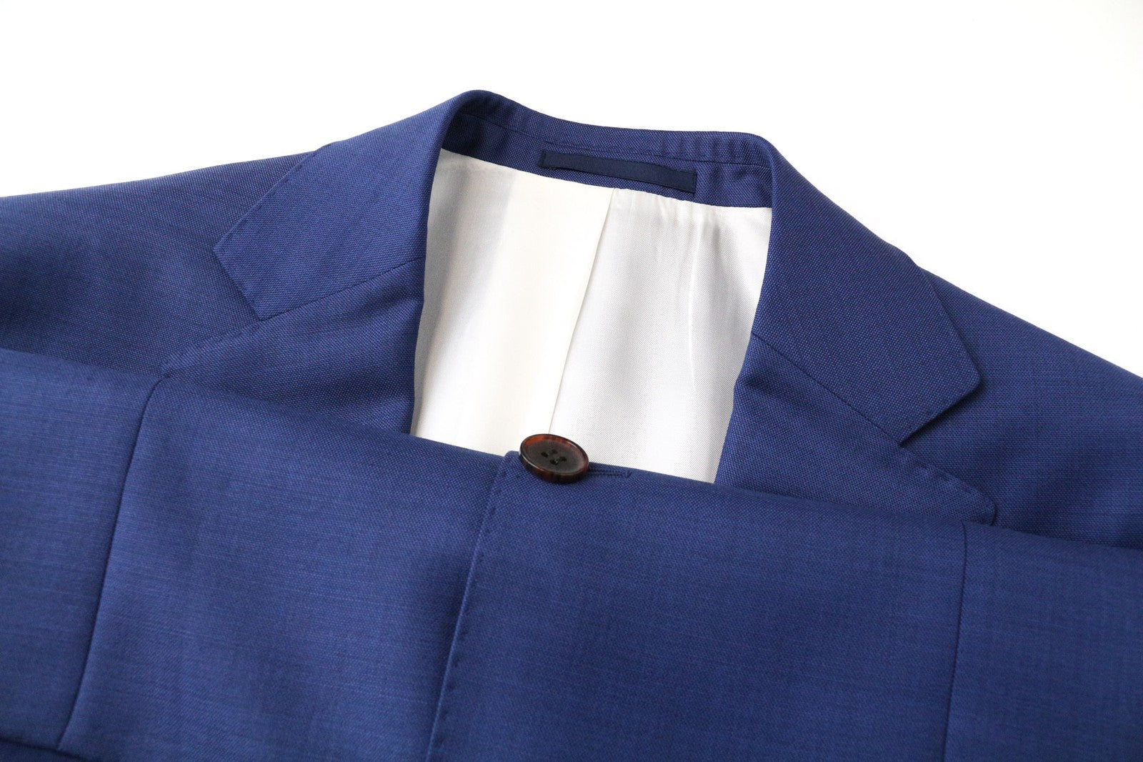 SUITSUPPLY Napoli Men Blazer UK36R Blue Wool Single-Breasted Notch Lapel