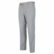 SUITSUPPLY Brescia Men's Grey Wool Silk Slim Herringbone Tailored Trousers