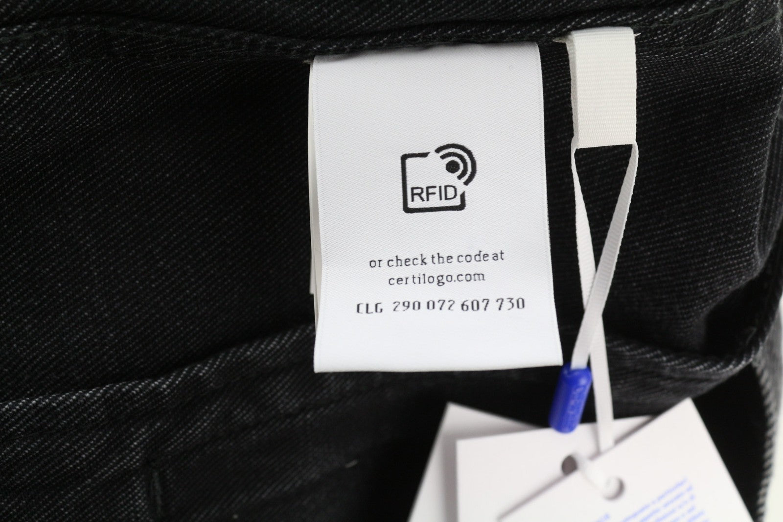 OFF-WHITE Zip Skate Men's S Washed Black Denim Zip Jacket Long Sleeved RRP995