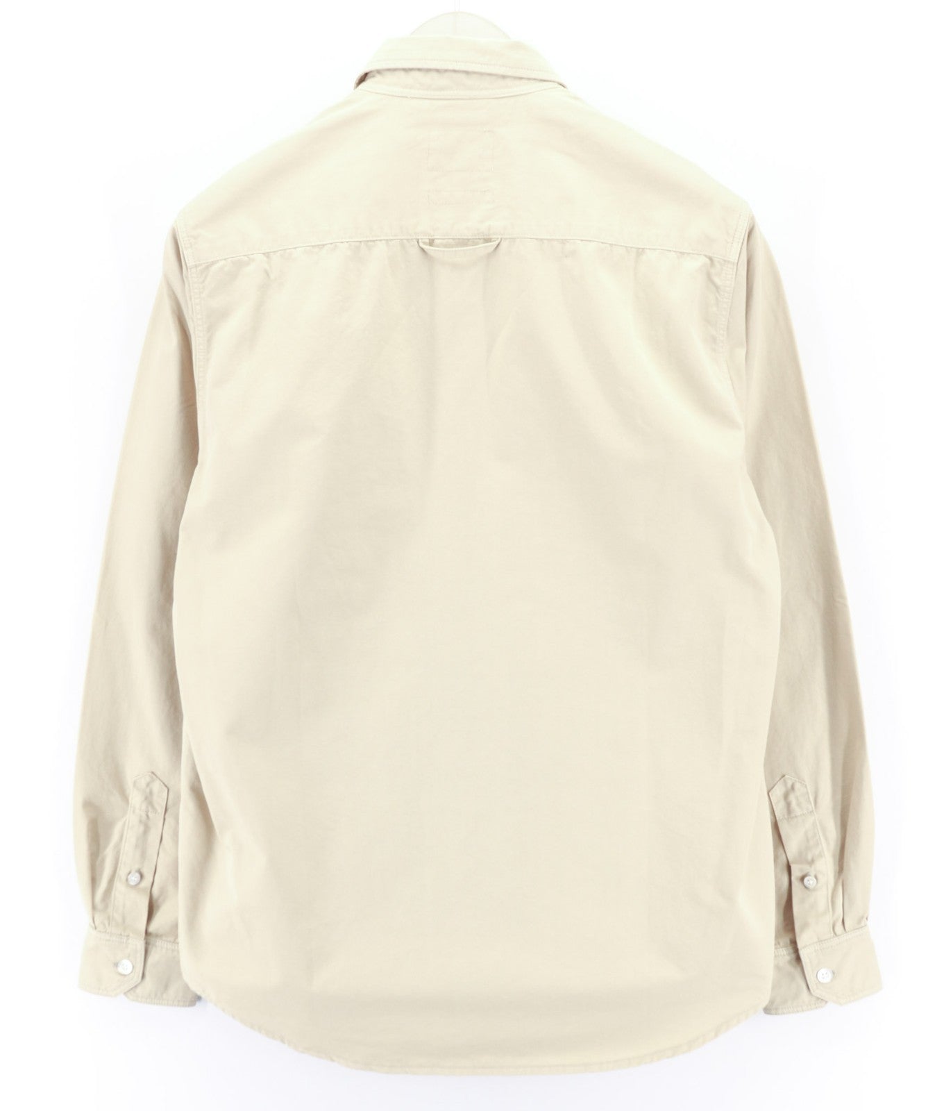 NORSE PROJECTS Men's M Beige Long Sleeve Cotton Button Casual Shirt
