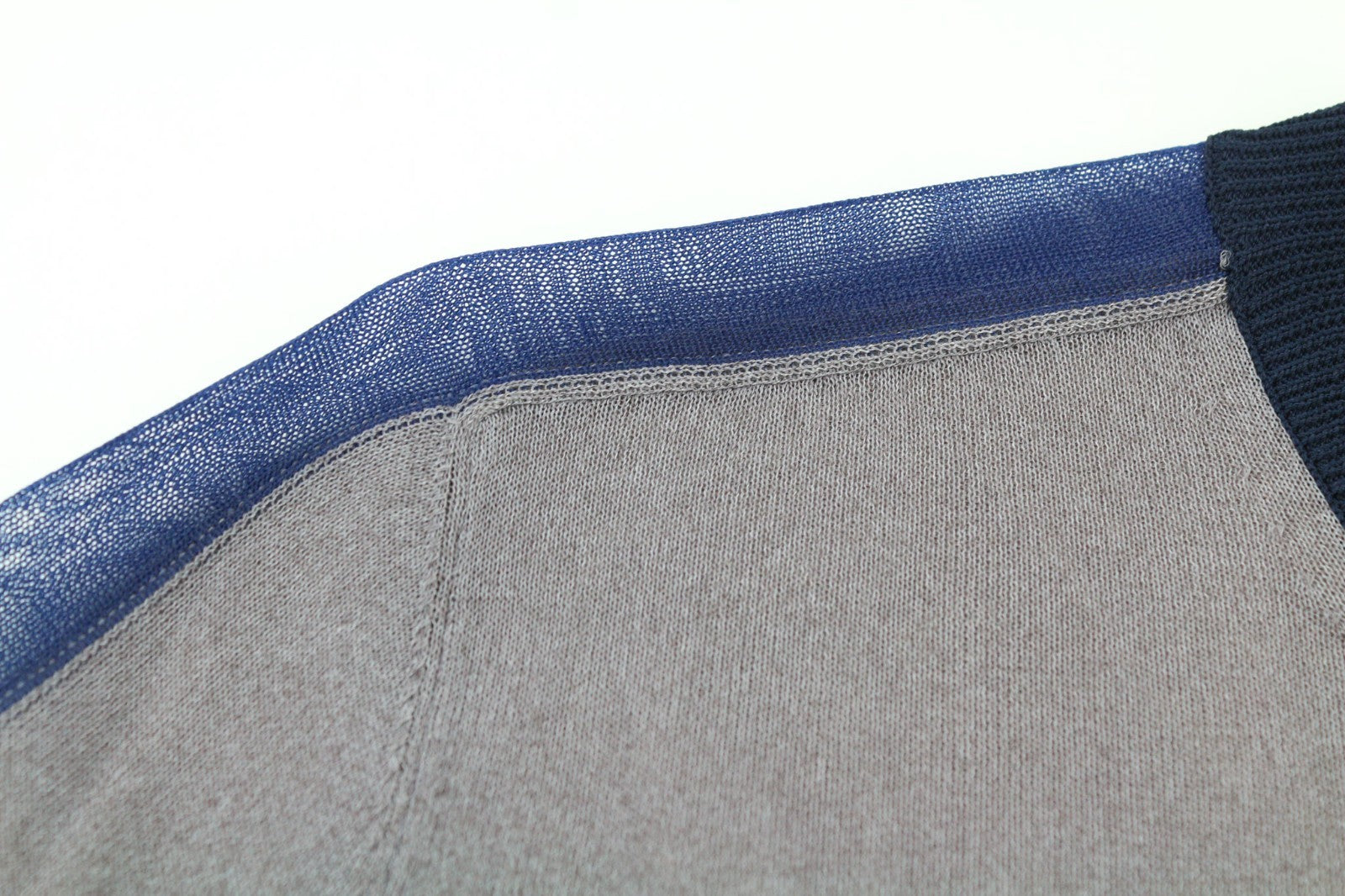 DSQUARED2 Women's M Navy Grey Long Sleeve Knit Pullover Casual Jumper