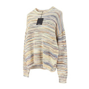 DSQUARED2 Women's M Multicolor Cotton Knit Long Sleeve Pullover Jumper