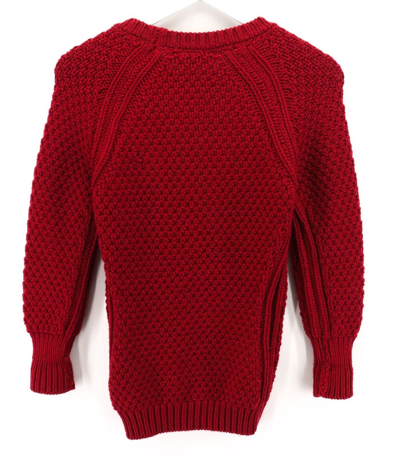DSQUARED2 Women's XS Red Pure Wool Long Sleeve Knit Pullover Jumper