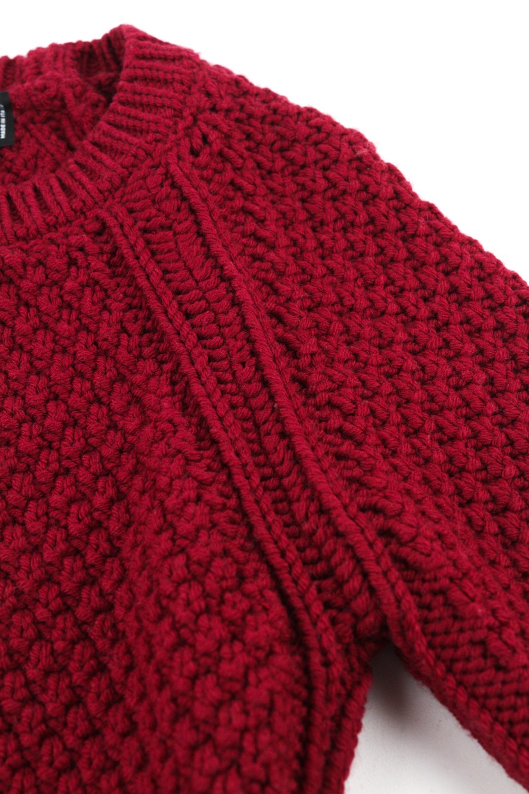 DSQUARED2 Women's XS Red Pure Wool Long Sleeve Knit Pullover Jumper