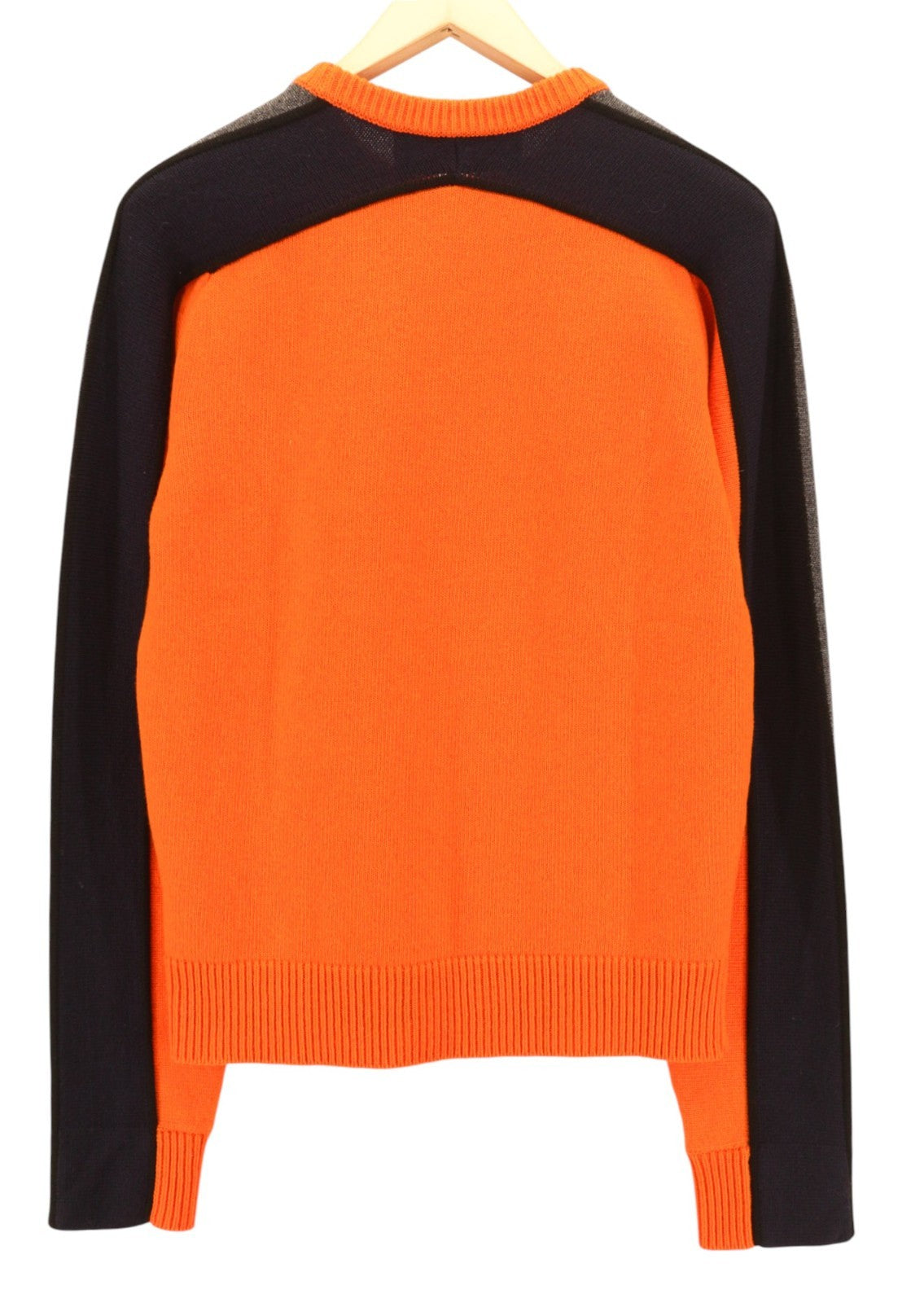 DSQUARED2 Women's M Orange Pure Wool Knit Long Sleeve Pullover Jumper