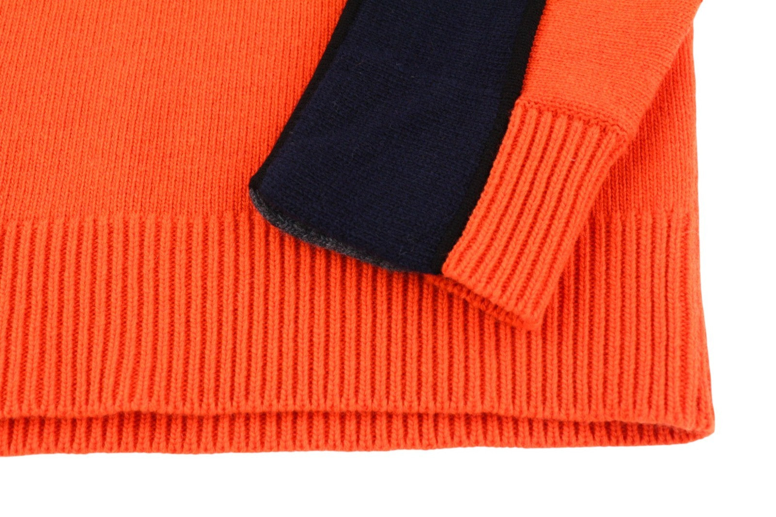 DSQUARED2 Women's M Orange Pure Wool Knit Long Sleeve Pullover Jumper
