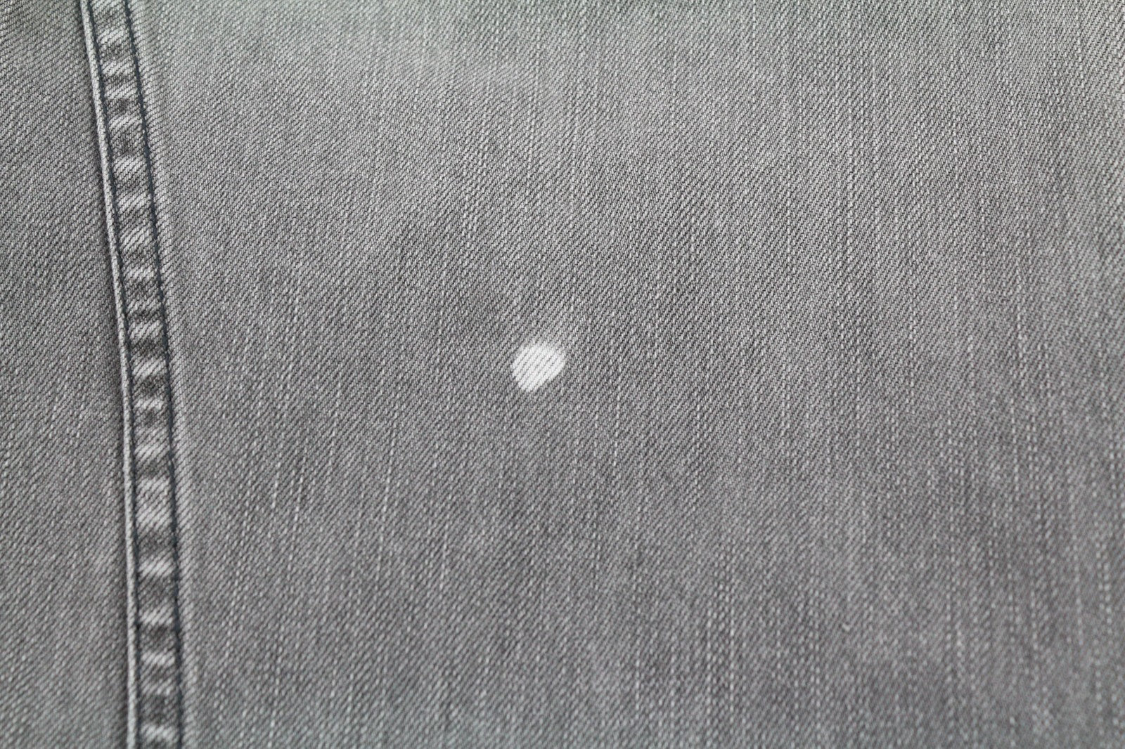 NUDIE JEANS Conny Org. Fog Men's S Faded Grey Polo Cotton Denim Jacket