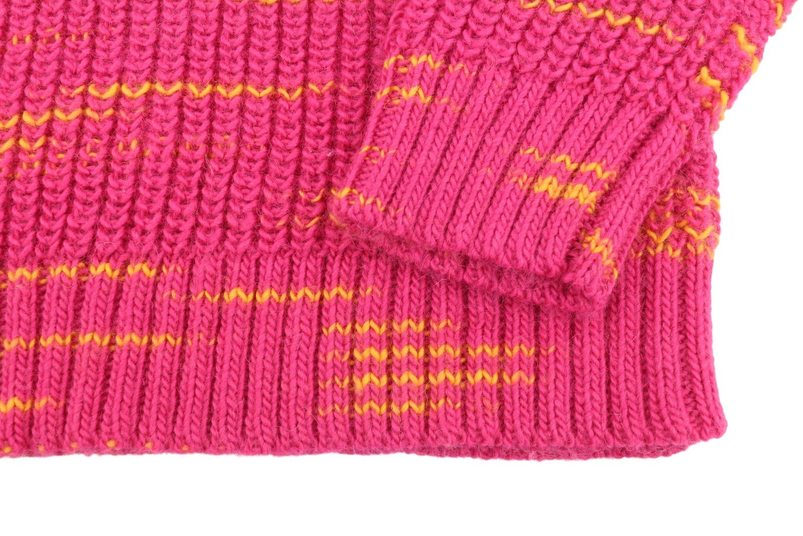 GANT Multi Color Turtleneck Women Jumper M Peacock Pink Wool Tight Knit Pullover