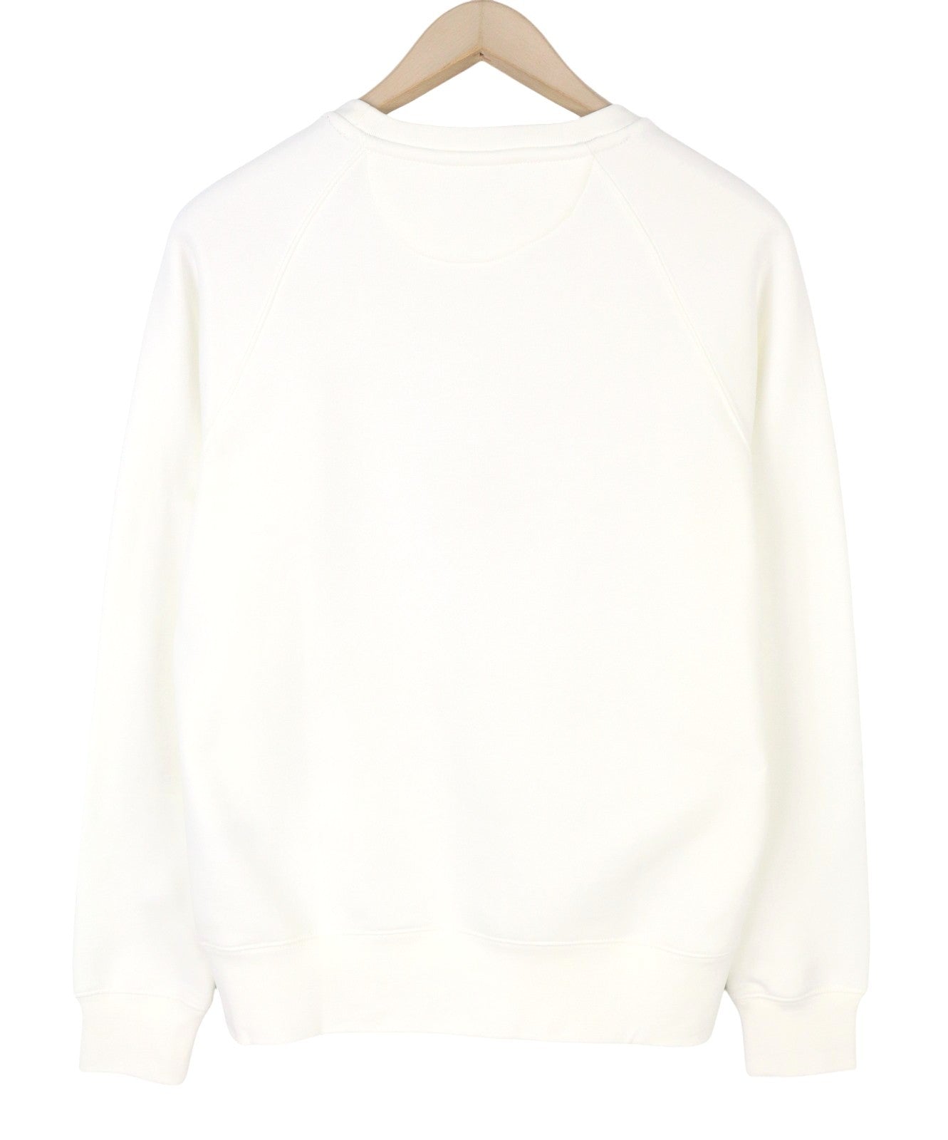 GANT Shield C-Neck Men Sweatshirt M Eggshell White Embroidered Logo Pullover