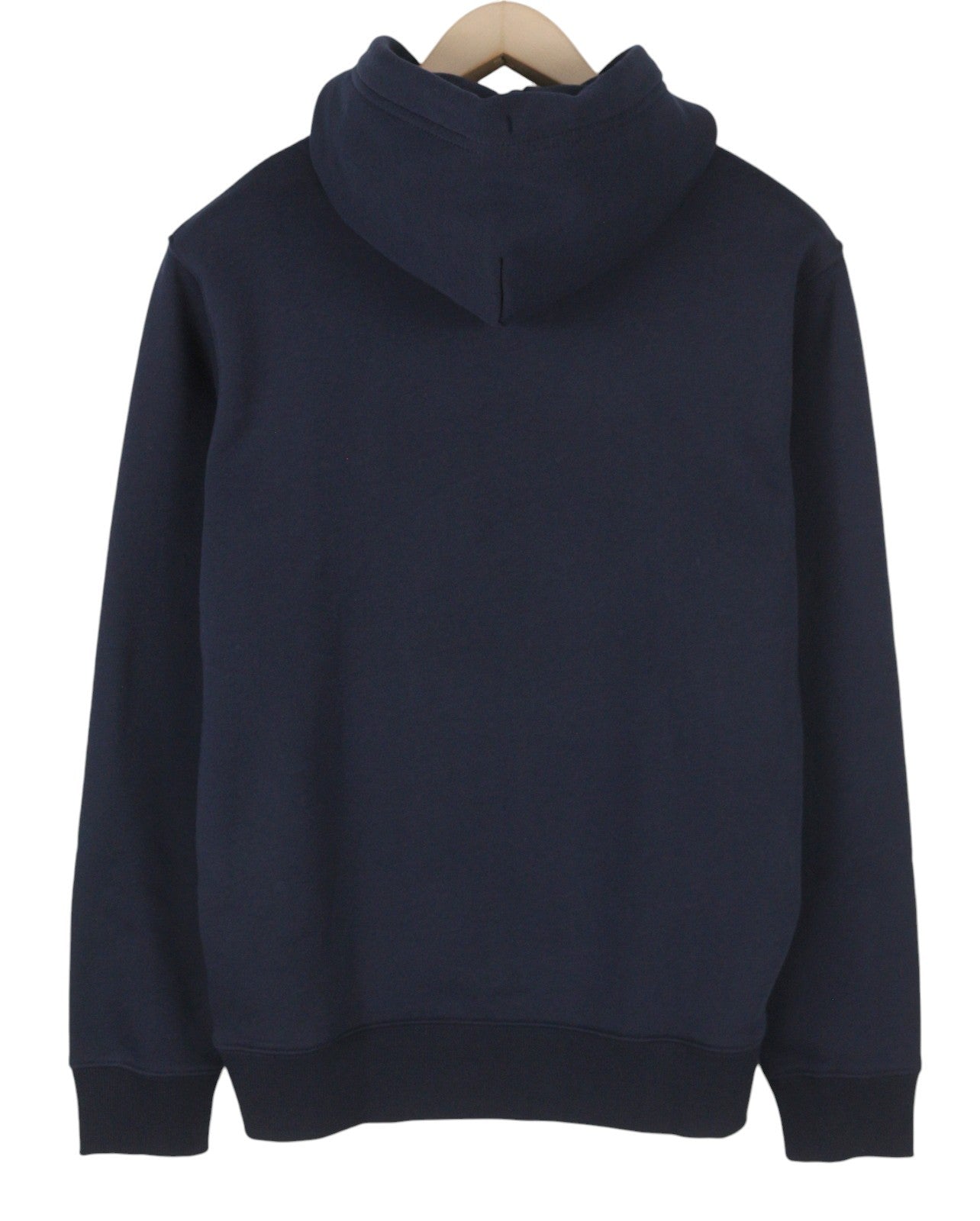 GANT Banner Shield Men Hoodie M Evening Blue Kangaroo Pocket Pullover RRP199