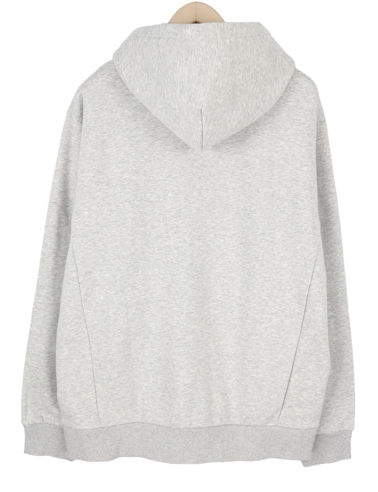 GANT Retro Logo Full Zip Men Hoodie 2XL Light Grey Melange Long Sleeve RRP149